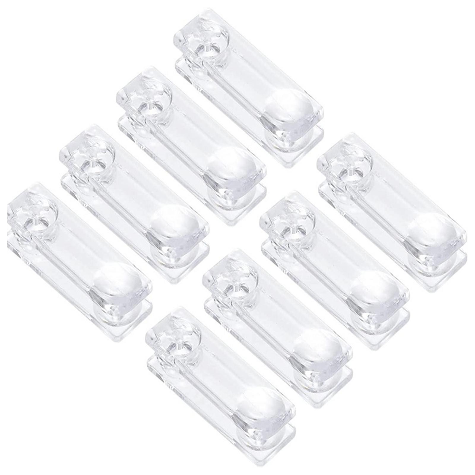 

Упаковка из 8 шт. пластиковых прозрачных ручек для шнуров для жалюзи, рулонных штор, бусин, подвесок, утяжелителей для шнуров