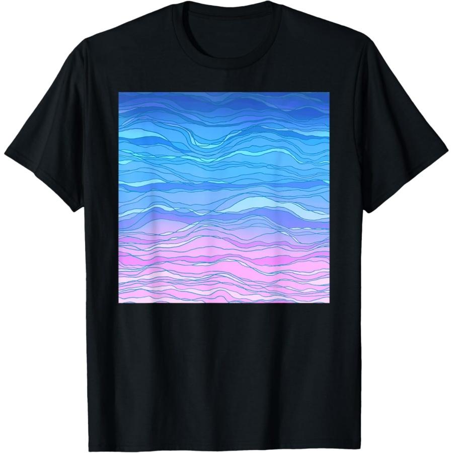 Threadless Fox Shiver Ocean Song Graphic T-Shirt S
