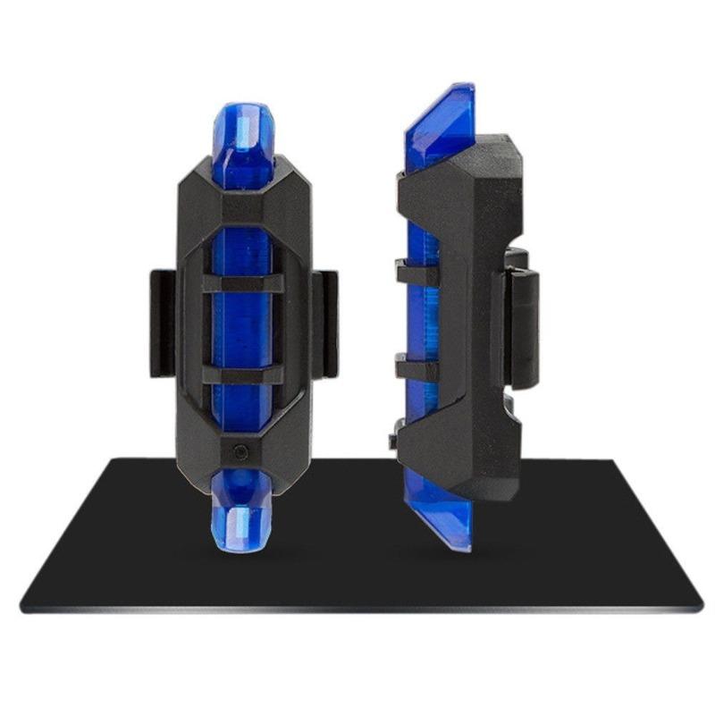 New Cycling 5 LED USB Rechargeable Bike Bicycle Tail Warning Light Rear  Night Riding Bicycle Safety