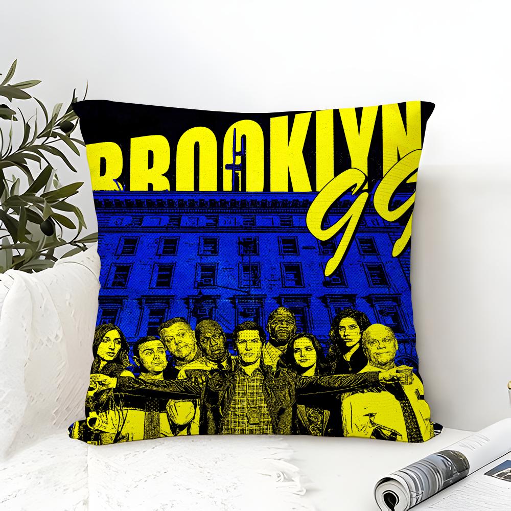 Sitcom Fernsehserie B-Brooklyn Nine-Nine 5 Kissenbezug Leinen Kissenbezug Sofa Heimdeko Kissenhülle Kissenhülle