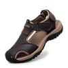Men's Fashion Casual Sandals Outdoor Leather Summer Beach Shoes Wading Shoes 38-48
