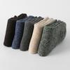 5/10 Pairs Comfortable Casual and Versatile Autumn Winter Warm Loop Socks Simple Retro Mid Calf Socks Solid Color Socks for Women