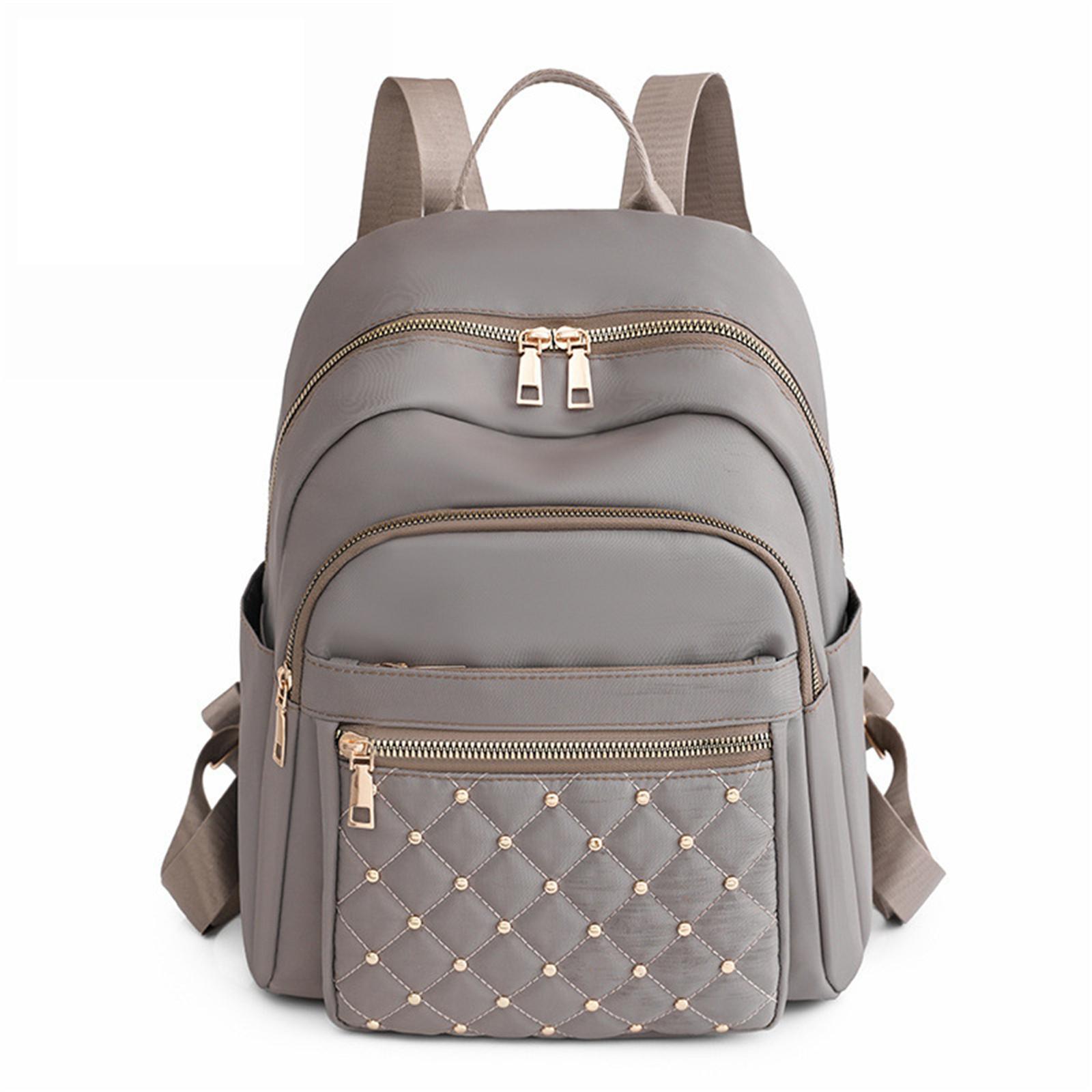 

Женский рюкзак с защитой от кражи для студентов и девочек, школьный рюкзак для отдыха на природе, с несколькими карманами, повседневные дорожные сумки для хранения вещей серый