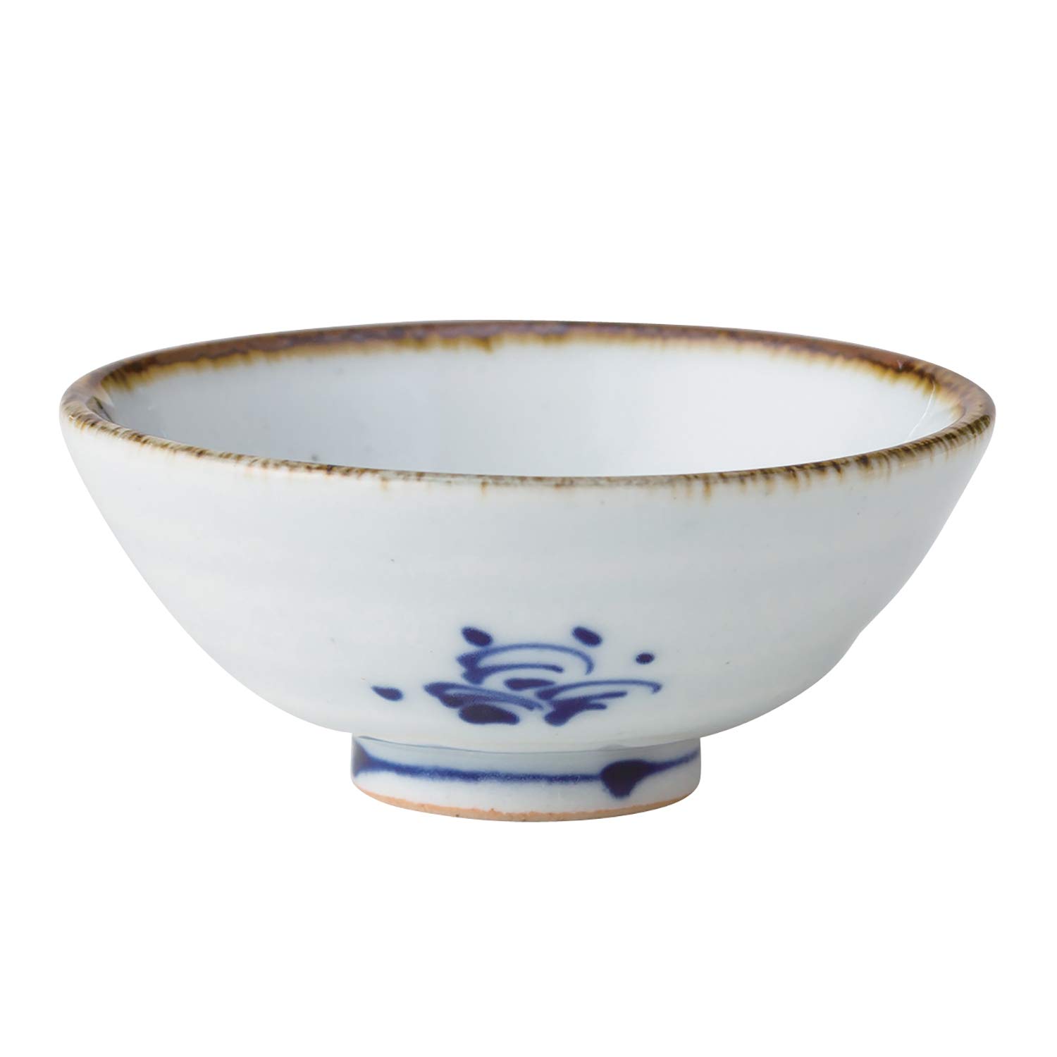 

Nishikai Pottery Sake Hasami Flat Sake Cup with Turtle 18191 Cup, White, 50ml, Ware, Kotohogi, Pattern, белый