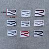 2026 Hot For VW VOLKSWAGEN Metal Car Front Grille Rear Trunk Sticker for Volkswagen R Line R Logo POLO PASSAT B5 B6 B7 Golf 5 6