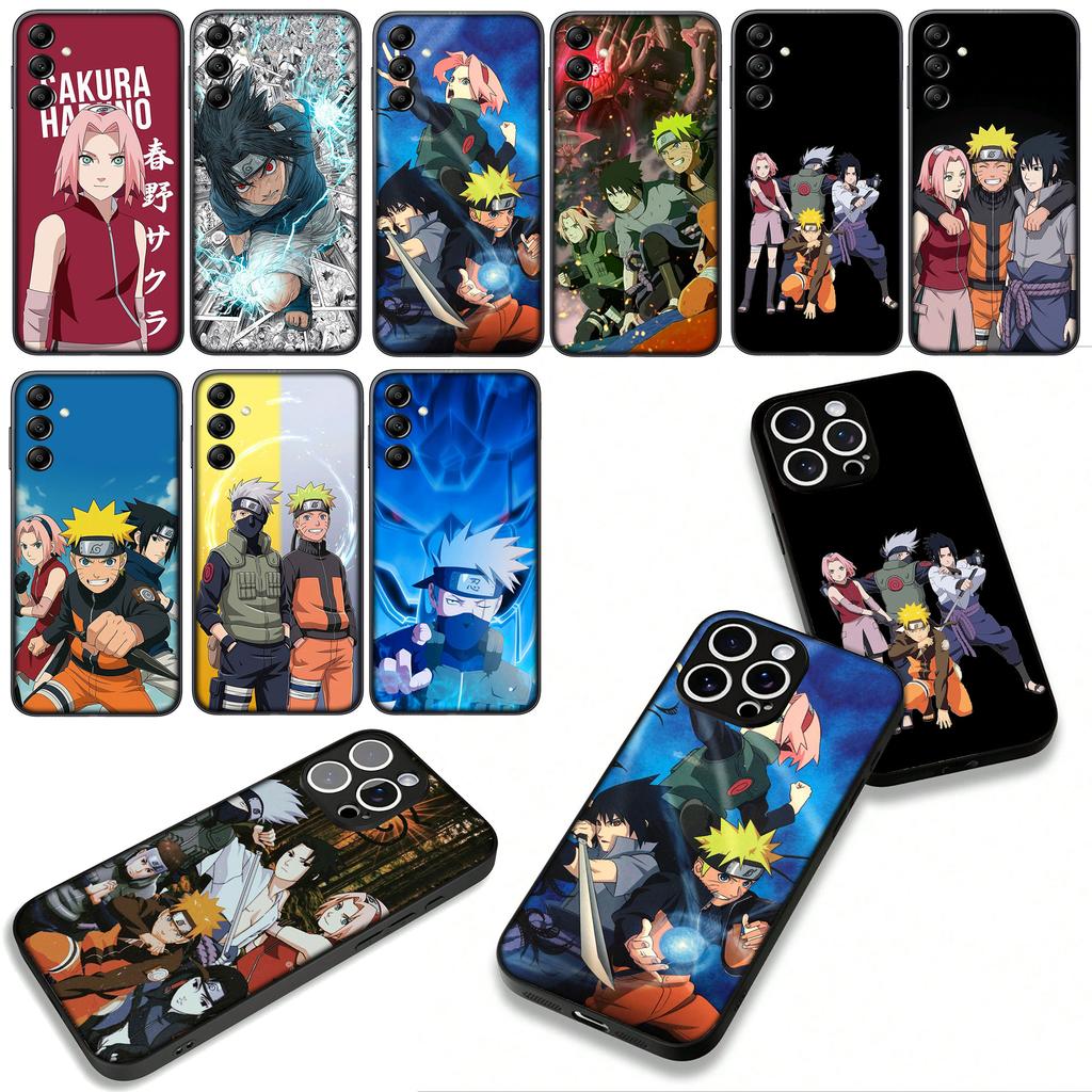 Hülle für Apple iPhone 16 15 14 Plus 13 12 Mini 17 Pro Max + ProMax 16E Air Handyhülle Kakashi Narutos Haruno Sakura Sasuke