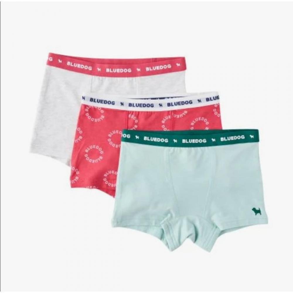 Blue Dog Kids 3 Piece Set Triangle Square Panties  Choose 1 Of 6 
