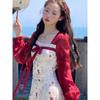 Chinese Style Floral Dress Women's Long Dress