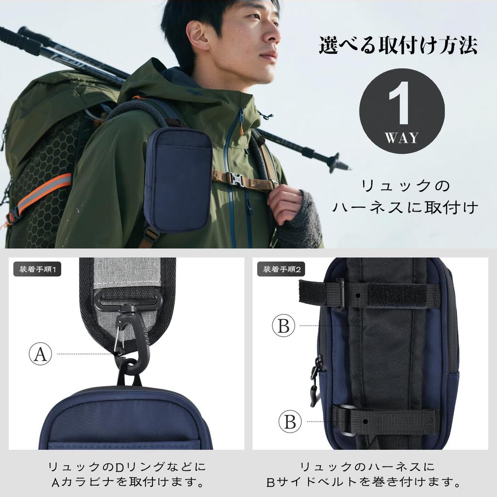 Multifunctional Waist Pouch with Vertical and Belt Strap for Perfect for and Outdoor and This Versatile Pouch Is Perfect for Both Men and It Also Fits