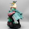 One Piece Zoro Figures Roronoa Zoro Action Figures 3 Heads PVC Collection Statue Model Anime Toys Desktop Decoration Gifts