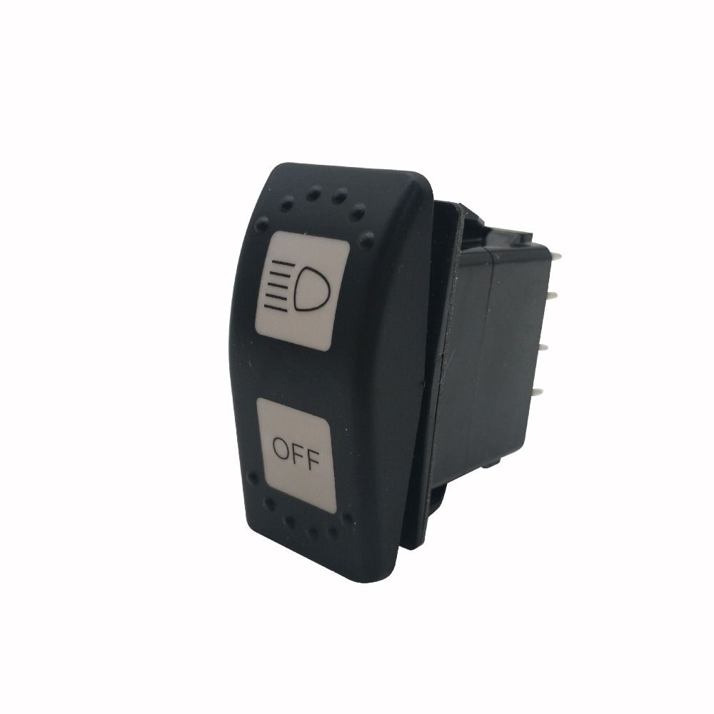 15A 24V Headlight Switch Car Modification Full Beam Switch Simple Connection Boat Type Switch  Car