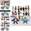 One Piece Pirate King Collectible Toy Set Shanks Whitebeard Ace Sabo Nightmare Luffy And Monkey D. Luffy Building Blocks
