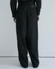 Kilyu Belted Curved Slacks (Stripe)