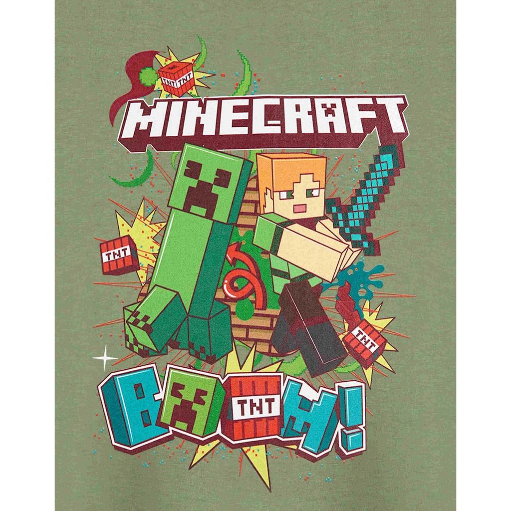 Minecraft Boys Boom Short-Sleeved T-Shirt