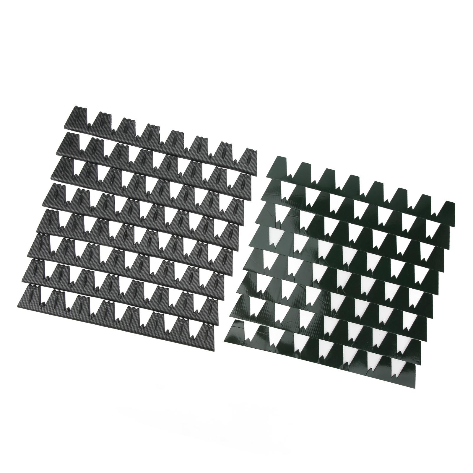 

8PCs Front Bumper Scrape Guard Front Bumper Protector Anti Scratch Universal Fit for Cars Carbon Fiber Style