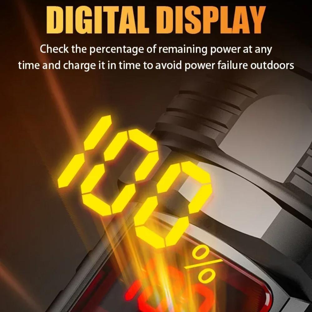 New USB Rechargeable LED Flashlights High Power Portable White Laser Telescopic Zoom Torch Lamp Outdoor Camping Fishing lights