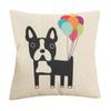 45x45cm Cartoon Animal Printed Cotton Linen Cushion Cover Home Sofa Chair Children Bedroom Decoration