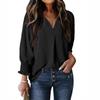Herbst/Winter Damen Casual Langarm Lockeres Hemd Top Hoodie T-Shirt