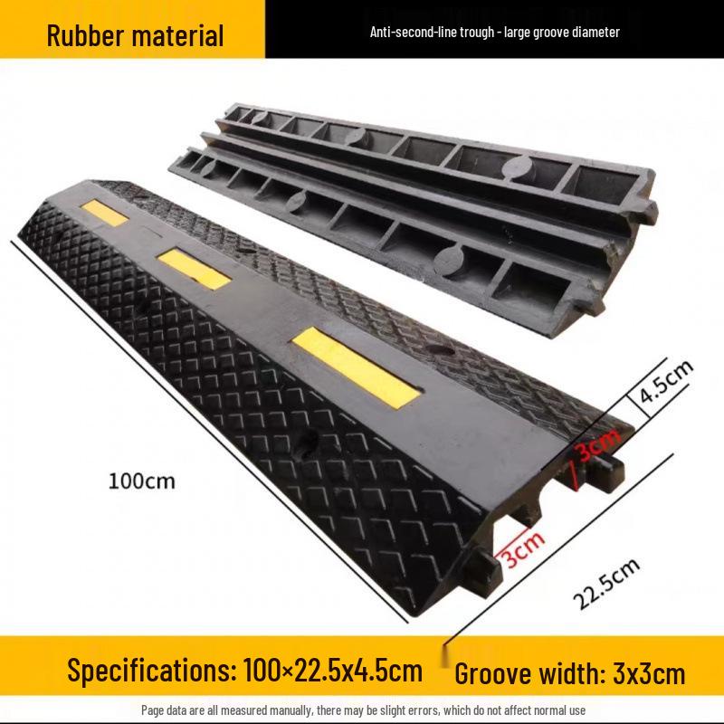 High Load Capacity Rubber Speed Bump for Car & Road Safety