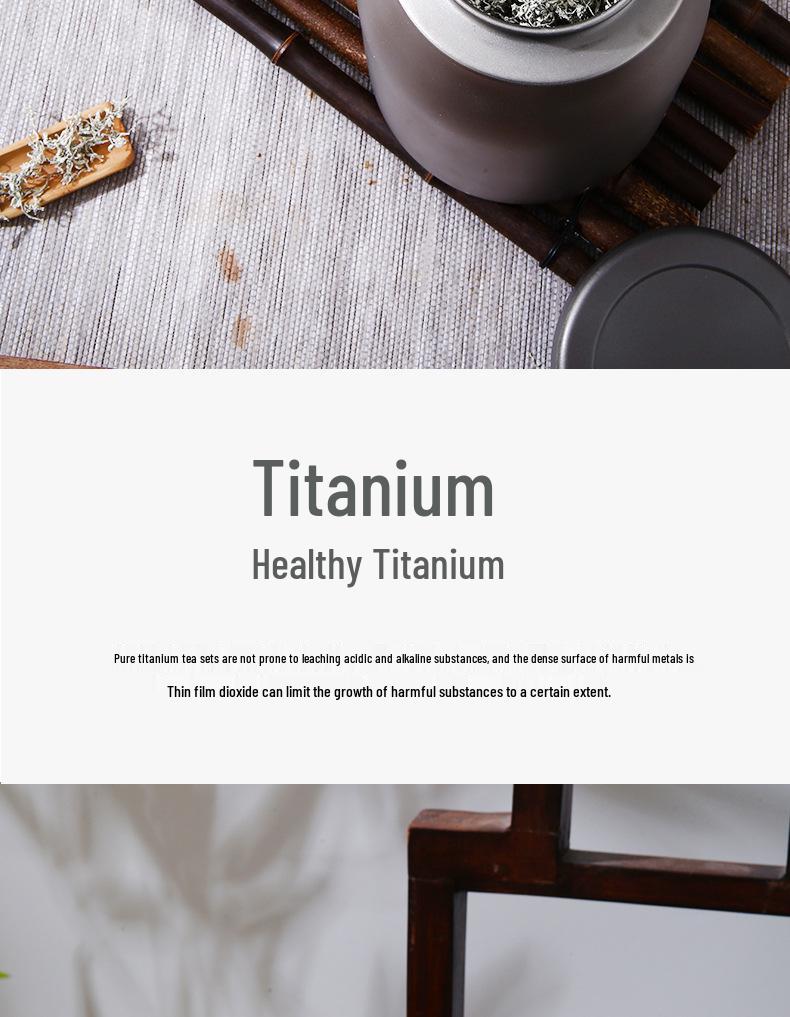 Large Pure Titanium Airtight Tea Storage Jar - High-End, Lightweight, and Portable Magnetic Travel Canister