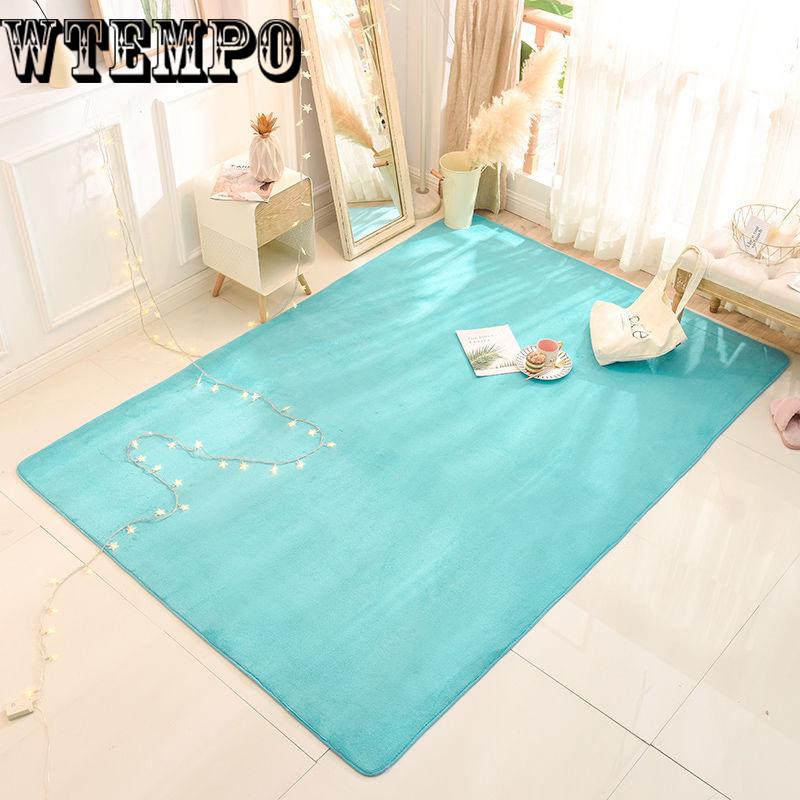 High-end Home Coral Velvet Koberec Ložnice Obývací pokoj Protiskluzová deka Crawling Mat