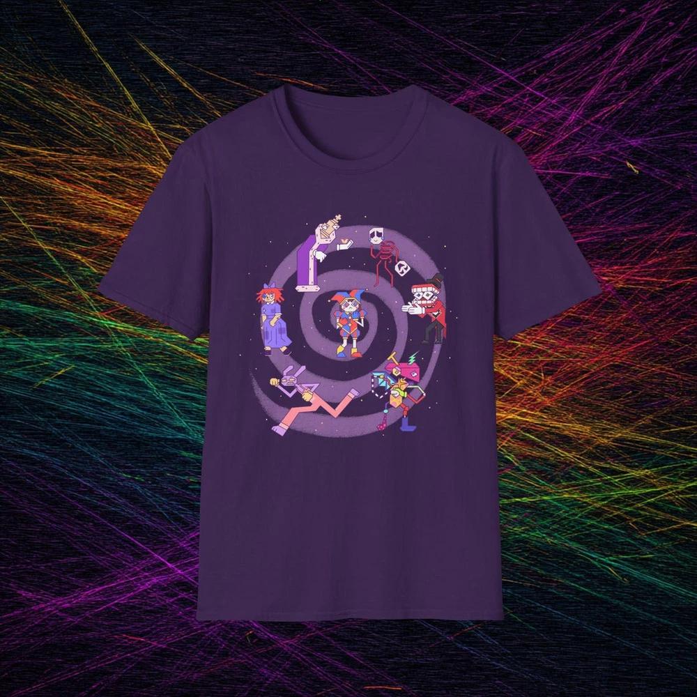 Amazing Digital Circus Cast Shirt Tadc Characters Graphic Tee S