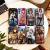 Kurisu M-STEINS GATE Makise-KM Чохол для телефону Чорний Силіконовий М'який Для Samsung S25,S24,S21,S22,S23,S30,Ultra,S20,Plus,Fe,Lite