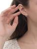 Lucore Silver 925 Twisted Teardrop Stud Earrings