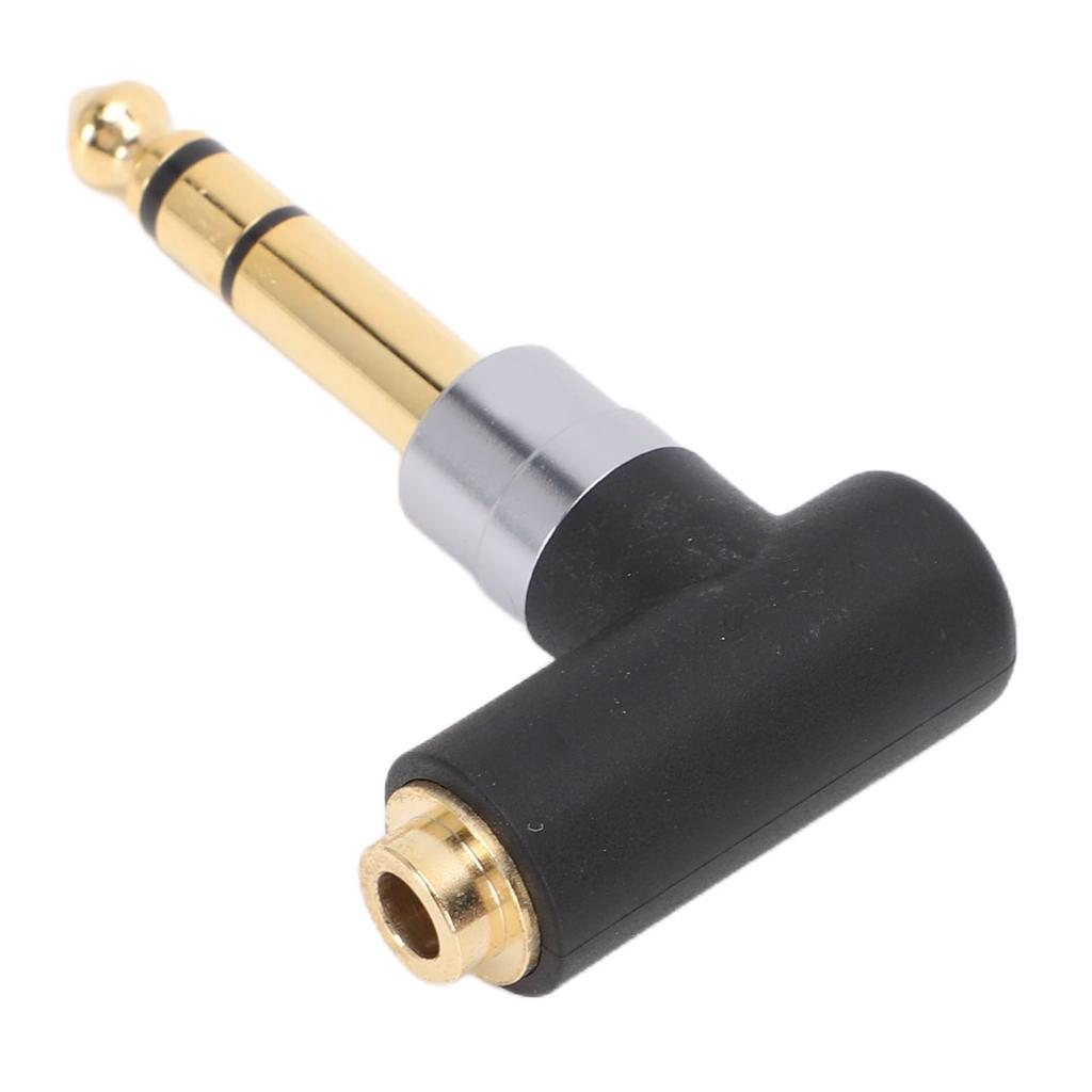 4.4mm To 6.35mm Adapter Right Angle 4.4mm Female To 6.35mm Male Jack Stereo Adapter for Guitar Amplifier
