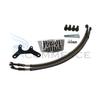 Motorcycle Oil Cooler Radiator Engine Cooling Universal For 50 70 90 110 125 140cc Dirt Pit Bike Monkey Moto Quad ATV Motocross