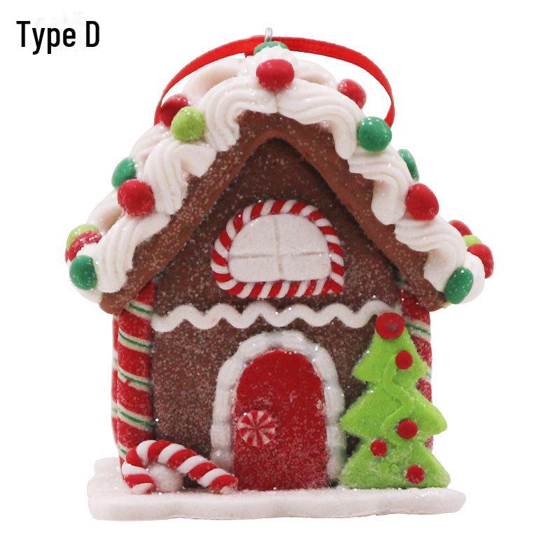 

Креативный Рождественский Домик из Мягкой Глины - Праздничное Украшение Из Глины В Виде Хлеба