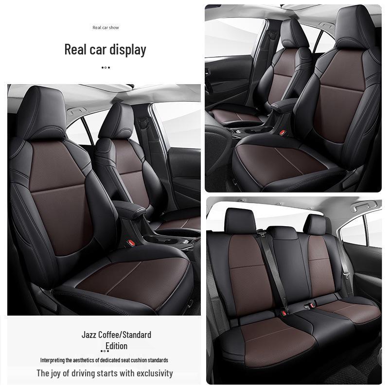 

Чехлы на сиденья из натуральной кожи для Toyota Corolla Cross – Полный обхват, 24 модели, всесезонная совместимость Custom Full Imitation Leather for Five Seats