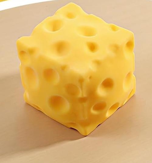 Käse Squishy,Käseblock Quetschgeschenke,Squishies Stressabbau Fidget Geschenk,Nikolausgeschenk Neuheitsgeschenk Für Geburtstag