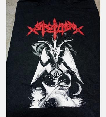 SARCOFAGO – Goat Of Mendes Classic Black T-Shirt Full Size S-5XL Unisex T-Shirt