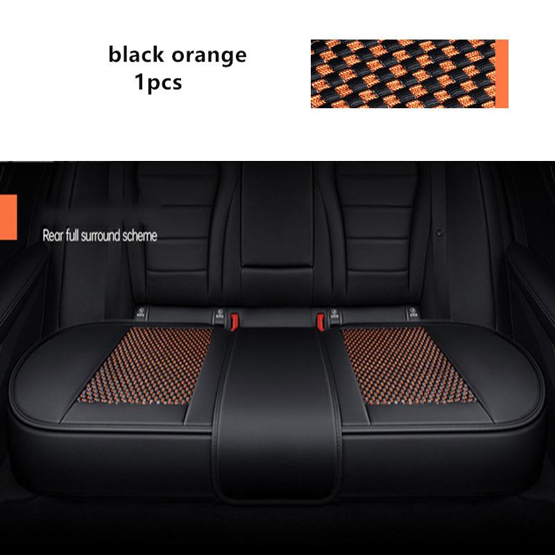 Ice Silk +PU Car Seat Cover Universal Seat Protection Cushion For Prado 120 Kia Rio 4 Mitsubishi Lancer Skoda Octavia 2 MG HS