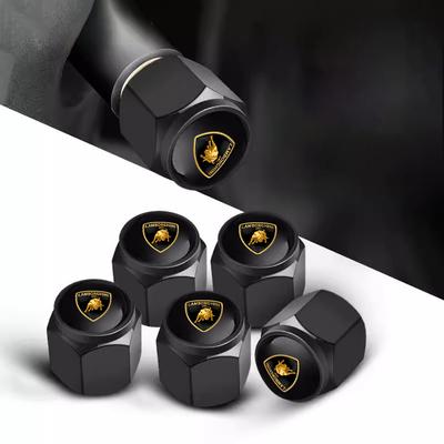 Aluminum Car Tire Valve Caps Cover Theftproof Wheel Tyre Stem For Lamborghini LP570 LP610 Urus LP700 LP770 Gallardo Aventador