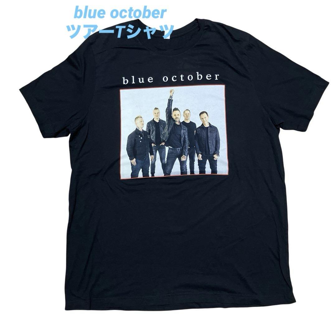 

[USED] Vintage CANVAS Blue October 2020 Tour T-shirt