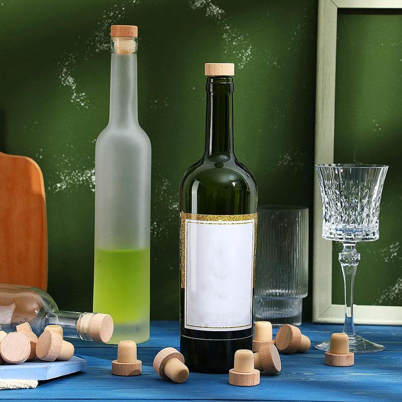 Wine Corks T-shaped Wine Corks Reusable Wine Corks Wooden and Rubber Bottle Corks Sealing Stoppers Beer Bottle Corks Crafts