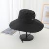 Color Solid Breathable Fisherman Hat Casual Headwear Stylish Sunshade Cap Gift
