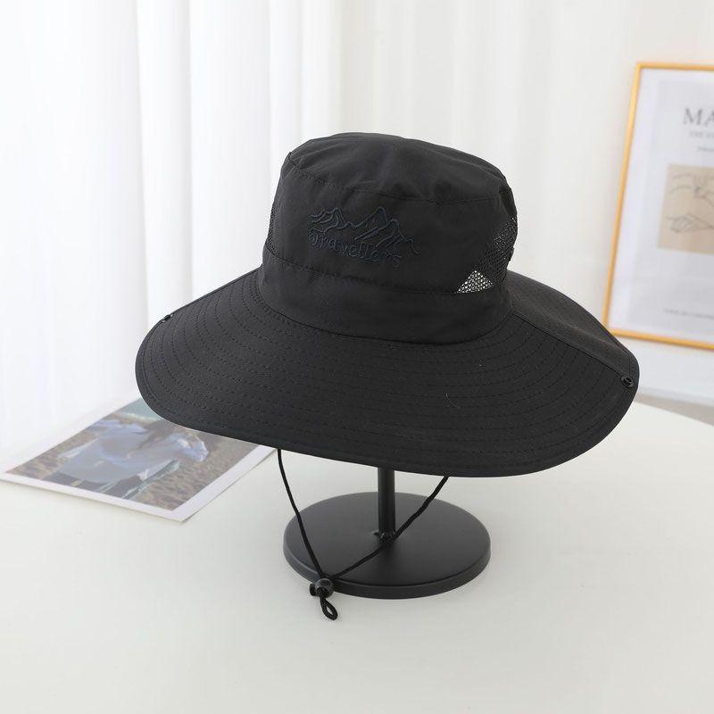 Color Solid Breathable Fisherman Hat Casual Headwear Stylish Sunshade Cap Gift
