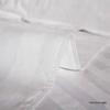 Cotton White Stripe Bed Sheet & Duvet Cover Set - Single/Double with Pillowcase