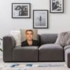 George Clooney Square Pillowcase Polyester Linen Velvet Pattern Zip Decor Throw Pillow Case Car Cushion Case