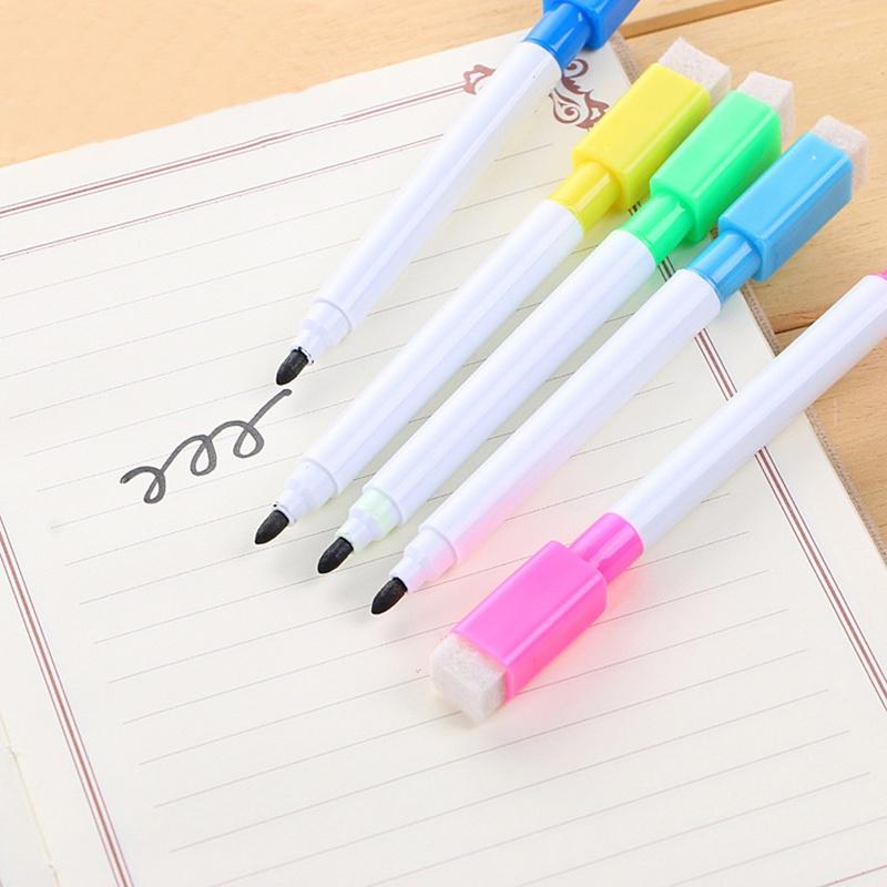 8PC/Lot Colorful Erasable Magnetic Whiteboard Pen White Board Markers  for Kids Gift School Classroom