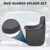 TUCKBOLD Mud Flap Splash Guards Durable for GMC Canyon Front Rear Side Mud Flap Mount Accessories 1 Set 2015-2019 &
