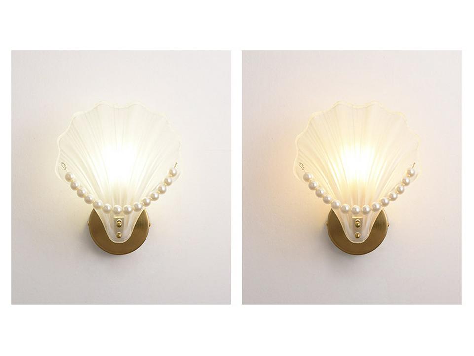 Elegant Shell Wall Lamp for Living Room, Bedroom, Hotel, and Corridor Décor