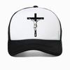 Jesus Christ Cross Baseball Cap Unisex Women Adjustable Mesh Trucker Hat Black Dad Hat Snapback Hats Casquette Gorras