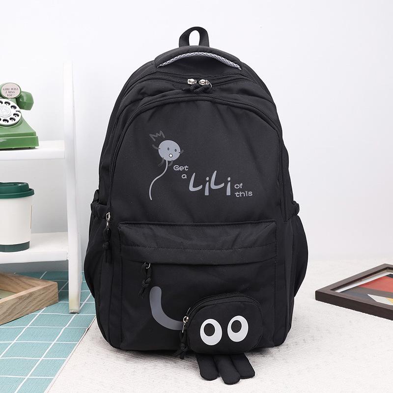 Schoolbag wholesale new junior high school students small octopus large capacity backpack female high school students primary school school backpack