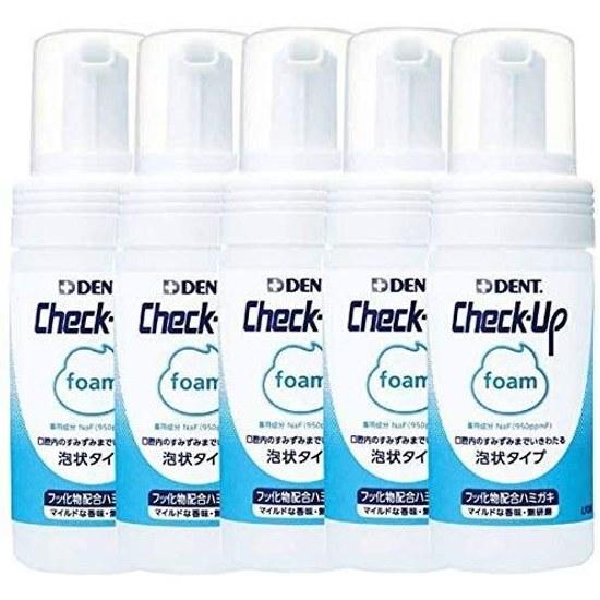 Lion DENT . Check-up foam 100ml 5 bottles Quasi-drug