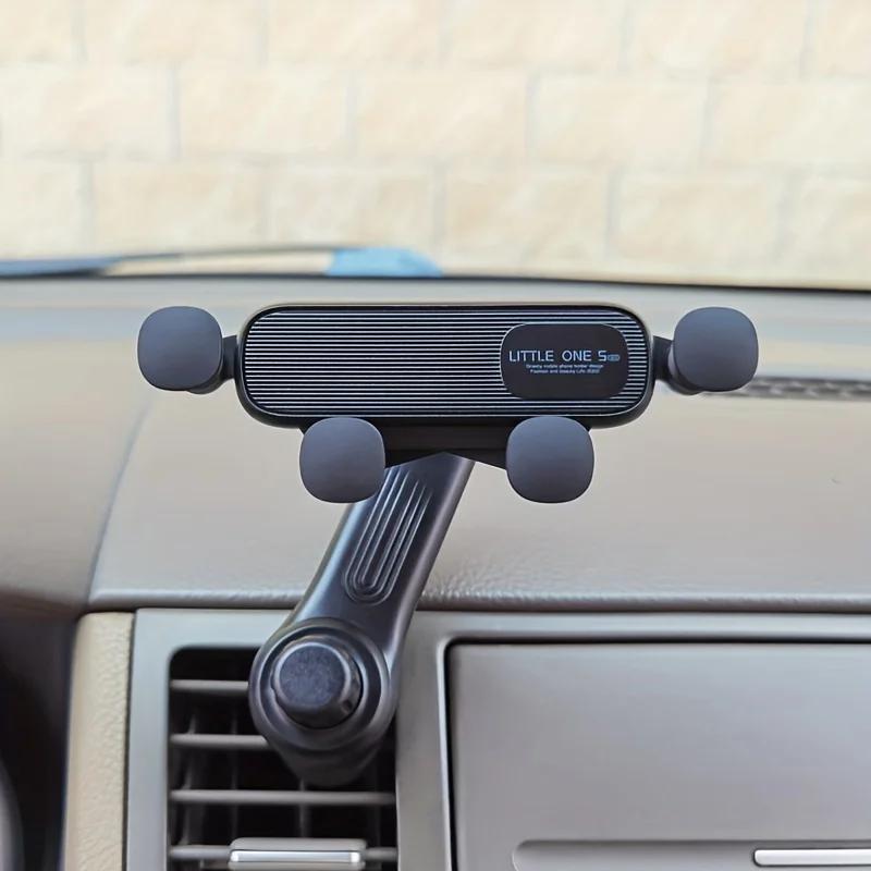 

Новый держатель для телефона Gravity Car Phone Holder - прочное крепление на вентиляционную решетку для надежного удержания, регулируемая подставка для мобильного телефона для громкой связи чёрный