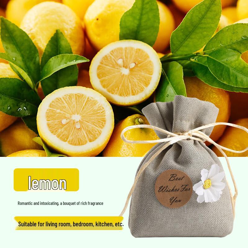 Gardenia & Lemon Scented Wardrobe Sachets 3-Pack